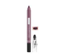 2-in-1 Creamy Plum Eyeshadow & Eyeliner Stick, Waterproof, Smudge-Proof Shimmer Eye Pencil in Long-Lasting, Non-Smudge Glitter Makeup with Built-in Sharpener (05 FOG PURPLE)