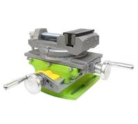 2 in 1 Cross Slide Vice Table for Milling and Drilling, Swivel Base, Aluminium Alloy Worktable, Precision Engineering Tool for DIY and Professional Use