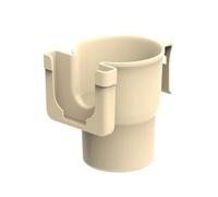 2-in-1 Cup and Phone Holder for Bags, Compatible with 20oz 30oz 40oz Stanley Cups, Bottle Holder Attachment Accessory (Off White)