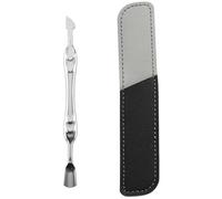 2 In 1 Cuticle Pusher With Fork Cuticle Remover Tool Nails Care Tool Stainless Steel Cuticle Cutter For Manicures Pedicu