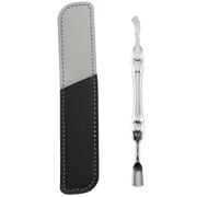 2 In 1 Cuticle Pusher With Fork Remover Tool Nails Care Stainless Steel Cutter For Manicures Pedicu Double-headed Cutter Stainless Steel Pusher Remover