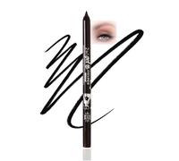 2-in-1 Dark Brown Gel Eyeliner Pencil with Fine Tip for Winged & Precise Makeup - Waterproof Smudge-Resistant Long-Lasting Formula Suitable for Sensitive Eyes & Day to Night Looks