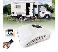 2 In 1 Dc Rv Air Conditioner Rv Rooftop Air Conditioner With Cooling And Heating, Electric Parking Air Conditioner Motorhome Air Conditioning System For Car Rv Truck Camper Excavator 48V