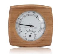 2-In-1 Decorative Indoor/Outdoor Wall Thermometer for Steam Sauna Room