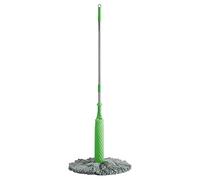 2 In 1 Dehydrated Mop, Self Twist Mop for Floor Cleaning, 360 Degree Round Wall and Floor Cleaning, Microfiber Mops with Wringer Long Handle, Wet Dry Dust Absorbent Cleaner Mops, for Home