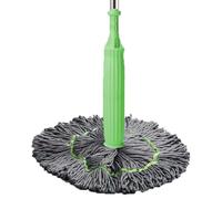 2 In 1 Dehydrated Mop | Self-Wring Twist Mops For Floor Cleaning | Microfibre Automatic Folding Floor Mop | 360-Spin-Round Wall Cleaning Dehydrated Mop For Commercial Household Floor Cleaning