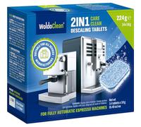 2-in-1 descaling tablets for fully automatic coffee machines - suitable for Siemens, Jura, Delonghi and Krups descales and cleans
