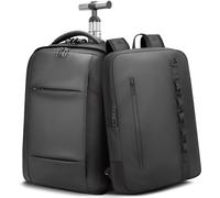 2-in-1 Detachable Carry On Rolling Backpack - Splits into Two Bags for Travel, 50L Wheeled Backpack with 17.3 ″ Padded Laptop Sleeve, USB Charging Ports, TSA Lock, Waterproof Luggage Suitcase