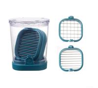2-in-1 Detachable Fruit Slicer & Dicer Effortless Food Prep for Fresh Fruit(green)