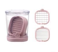2-in-1 Detachable Fruit Slicer & Dicer Effortless Food Prep for Fresh Fruit(pink)