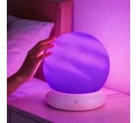 2-in-1 Detachable Projector Light - 16-Color Northern Lights & Galaxy Projection with Remote Control | USB Rechargeable Night Light for Bedroom, Living Room, Bathroom, Bar, and Party Decor | En