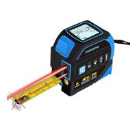 2 in 1 Digital Tape Measure,Tools Tape Measure, Rangefinder with Led Display,Digital Measuring Tapes with Cross Line,AutoLock,Measuring Area,Volume,Pythagorean,Xmas New Year Gift for Man (Blue 40m)