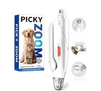 2-in-1 Dog & Cat Nail Clippers and Grinder with Light - Upgraded Safety Guard to Avoid Overcutting, Sharp Blade, Painless Quiet Pet Nail Claw Trimmers, Professional Grooming Tool for Large Small Pets