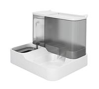 2 In 1 Dog Feeder Raised Food Water Bowl Double Bowl Supplies Bowl Pet Feeder Anti-Leak Food Dishes For Indoor Cats