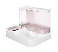 2 In 1 Dog Feeder Raised Food Water Bowl Double Bowl Supplies Bowl Pet Feeder Anti-Leak Food Dishes For Indoor Cats