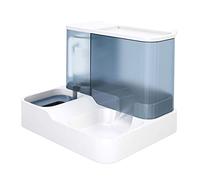 2 In 1 Dog Feeder Raised Food Water Bowl Double Bowl Supplies Bowl Pet Feeder Anti-Leak Food Dishes For Indoor Cats