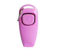 2-in-1 Dog Training Whistle & Clicker Device for Outdoor Pet Behaviour Lifesaving Emergency Tool with Keyring (3.5x1x7.5cm)