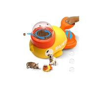 2-in-1 Dog Treat Dispenser Toy, Interactive Dog Food Puzzle Duck Shaped Dispensing Toy, Brain Stimulation Toys for Boredom Small & Medium Dogs Anti-Gulping for Fun Mealtime