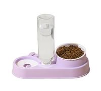 2 in 1 Dogs Feeders Automatic Cats Food Water Bowl Food Waterer Double Large Capacity Double Bowl Pet Supplies