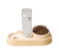 2 in 1 Dogs Feeders Automatic Cats Food Water Bowl Food Waterer Double Large Capacity Double Bowl Pet Supplies