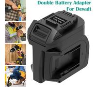 2 In 1 Double Battery Adapter For Dewalt 18V 20V Batteries