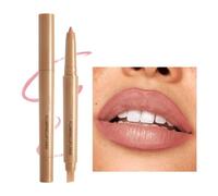 2 In 1 Double Ended Lip Definer Water Resistant Highly Pigmented Cosmetic Pencil For Precise Lines And All Day Wear Smooth Application Lip Liner Pencil