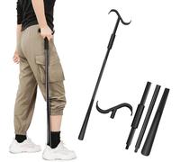 2 in 1 Dressing Aid Stick Adjustable 35'' Inch with Shoe Horn & Sock Removal Tool for Elderly & Seniors to Put on and Take Off Shoes & Clothes,-NHS Healthcare