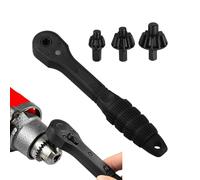 2 in 1 Drill Chuck Ratchet Spanner, Drill Chuck Key Spanner, Multifunctional Quick Change Wrench for Bike Plumbing Maintenance