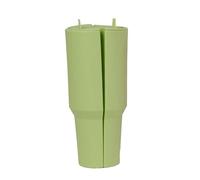 2-in-1 Drink Separator Silicone Liner for Stanley Cup 30oz,Inner Cup Section Tray Divider Liner for Stanley Cup Accessories,Easy Clean Reusable Double Inner Tray for 30oz for Cold &hot Drinks (Green)