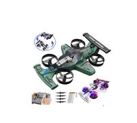 2-in-1 Drones for Kids,2-in-1 Flying RC Car Drone,Remote Control Flying Car with Dual Land & Air Modes,2.4Ghz 4WD Stunt Cars 3 Speeds Adjustable,360 Flips,One-Key Tricks,Birthday Xmas Gifts for 3+