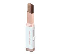 2 in 1 Dual Color Eyeshadow Stick, Gradient Shimmer Eye Shadow with Waterproof Long Lasting Formula, Creamy Blendable Two Tone Eye Makeup Stick for Beginners & Daily Use, Portable Travel Size (04)