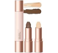 2-in-1 Dual-End Matte Contour Stick, Long-Lasting Waterproof Smooth Harmony Bronzer Stick Set, Easy To Blend, Creates A 3D Look, Brightens The Complexion, Suitable For All Skin Types