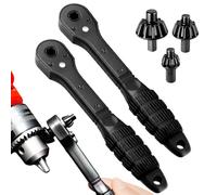 2-in-1 Dual Head Chuck Wrench, 12.7mm & 17.5mm Universal Ratchet Wrench for Rotary Hammer, Impact Drill, Drilling Clamping Tools (1-Piece) (2pcs)