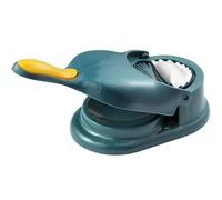 2-in-1 Dumpling Maker, DIY Manual Dumpling Skin Press Mould Kit, Kitchen Dumpling Making Tool, PP Material, Blue