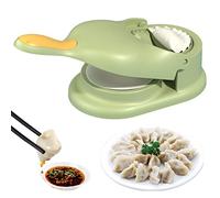2 in 1 Dumpling Maker & Dumpling Skin Press Moulds, Manual Jiaozi Wrapper Dumpling Maker Machine, Dumpling Making Kitchen Tool with Hook Hanging, Gyoza Empanada Tortilla Dough Presser Maker Tool Mold