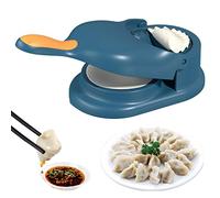 2 in 1 Dumpling Maker, Manual Dumpling Wrapper Mold Maker, Dumpling Skin Maker with Dumpling Press Molds Set, Empanada and Dumpling Skin Dough Press Maker, Kitchen Gadget for Dumplings Making