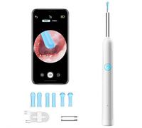 2-in-1 Ear Cleaner Kit with 1080P HD Camera,Rechargeable Earwax Removal Tool w/LED &Precision Tweezers & Silicone Scoop,Smart Ear Wax RemovalCamera,Waterproof EarCleaning Camera for Phone & Tablet