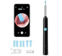 2-in-1 Ear Cleaner Kit with 1080P HD Camera,Rechargeable Earwax Removal Tool w/LED &Precision Tweezers & Silicone Scoop,Smart Ear Wax RemovalCamera,Waterproof EarCleaning Camera for Phone & Tablet