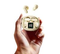 2-in-1 Earphones Set, Wireless Invisible Mini Small Earbuds & Semi-In Ear Headphones, ENC Noise Cancelling Bluetooth 5.4 Ear Buds, 24H Playtime, All-Day Companion for Men Women Work/Travel/Sports