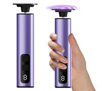 2 in 1 Electric Foot Callus Remover 9 Speeds Foot File Nail Grinder (Purple)