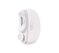 2 in 1 Electric Nail Clipper with Anti-Splash Design, Automatic Trimmer & Polisher for Thick Nails, Easy Operation Pedicure Tool for Home Use(Light Grey)