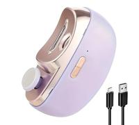 2-in-1 Electric Nail Clippers,Upgraded Cutting and Grinding Automatic Smart Nail Clippers with LED Light,Safe Nail Trimmer Anti Pinch Nail Grinder,Rechargeable Low Noise Nail Care for All Ages