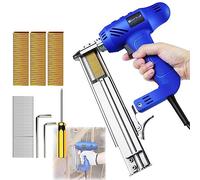 2 in 1 Electric Nail & Staple Gun Powerful Stapler Nailer Tacker, Including Staples and Nails Nails & Staples for DIY Project of Upholstery, Home Improvement and Woodworking
