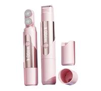 2-in-1 Electric Razors for Women Trim + Foil Heads Washable Low Noise | Digital Battery Display Type-C Rechargeable For Bikini Line Pubic Hair Legs Underarms Travel-friendly