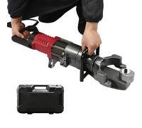 2-in-1 Electric Rebar Bending and Straightening Machine 16-25mm | Electric Hydraulic Rebar Bender,14-32mm Easily Bending,Bending Angle 0-90°,for Building Construction,Construction Sites,DIY