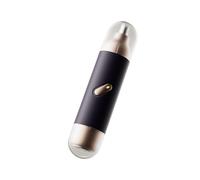 2-in-1 Electric Silent Facial Hair & Nose Trimmer for Women: Rechargeable Painless Hair Remover with Dual Heads - Perfect for Eyebrows, Lips, Chin & Nose (Black)