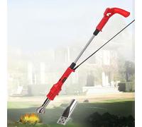 2-in-1 Electric Thermal Weeder Burner, Max Temperature 650°C, 2000W Portable Professional Garden Weed Burner Tool with 2 Nozzles, for Lawn Pathways and BBQ Weeding Roofing(Red)