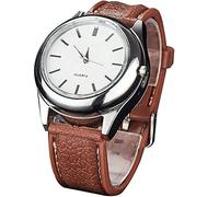 2 in 1 Electric USB Lighter Wristwatch With Tungsten Wire Ignition, Rechargeable Flameless for Cigar Candle (Silver)