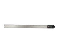 2 - in - 1 Electronic Digital Display Angle Meter, 0-360° Woodworking Ruler with Stainless Steel Protractor, Multifunction Goniometer for Inner Outer Angle Measurement (500mm)