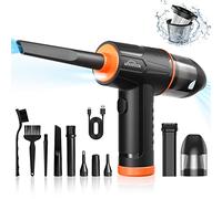 2 in-1 Electronics Compressed Air Dusters： Compressed Air Duster Blower, 100000 RPM & 10 Kpa Electric Canned Air Kit, Air Blower Cleaner for PC Computer Desk Dust Cleaning